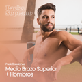 Pack 6 Sesiones Depilación Láser Medio Brazo Superior + Hombros (6 sesiones)