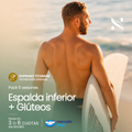 Pack 6 Sesiones Depilación Láser Espalda baja + Glúteos