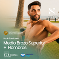 Pack 6 Sesiones Depilación Láser Medio Brazo Superior + Hombros (6 sesiones)