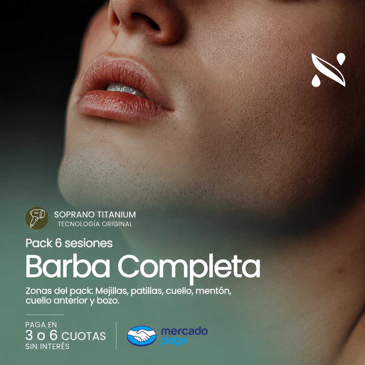 Barba Completa (6) Sesiones Hombre
