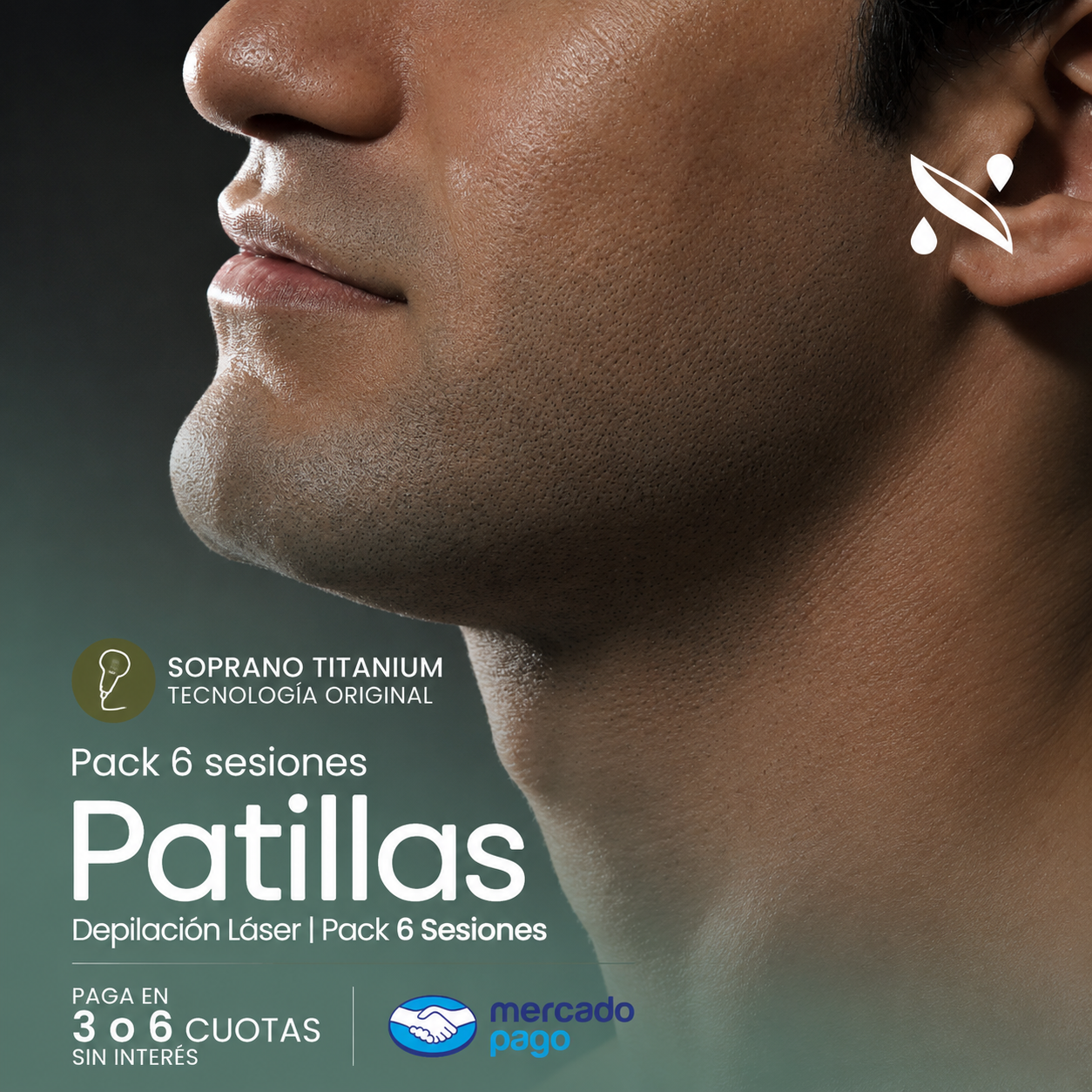 Patillas 6 Sesiones Hombre