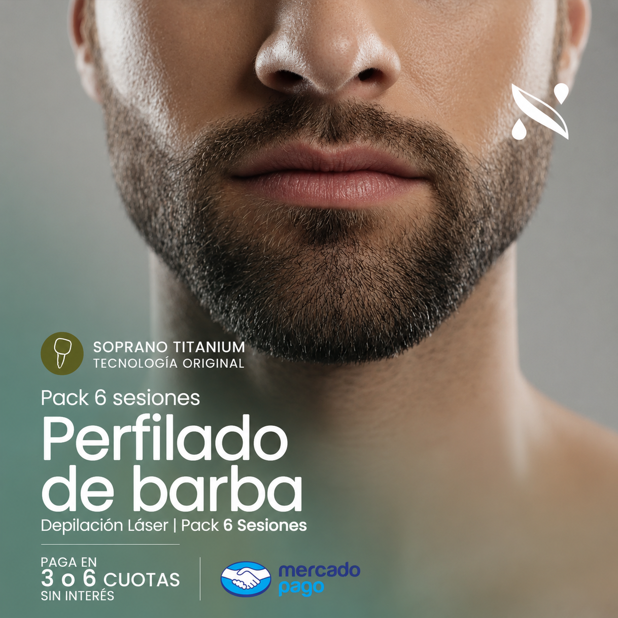 Perfilado de Barba (6) Sesiones Hombre