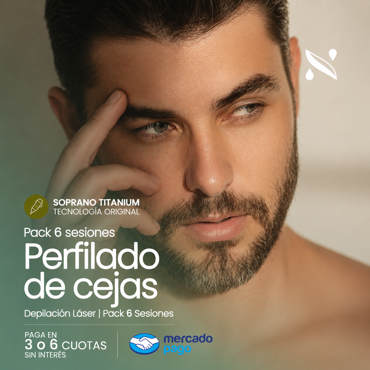Perfilado de Cejas 6 Sesiones Hombre