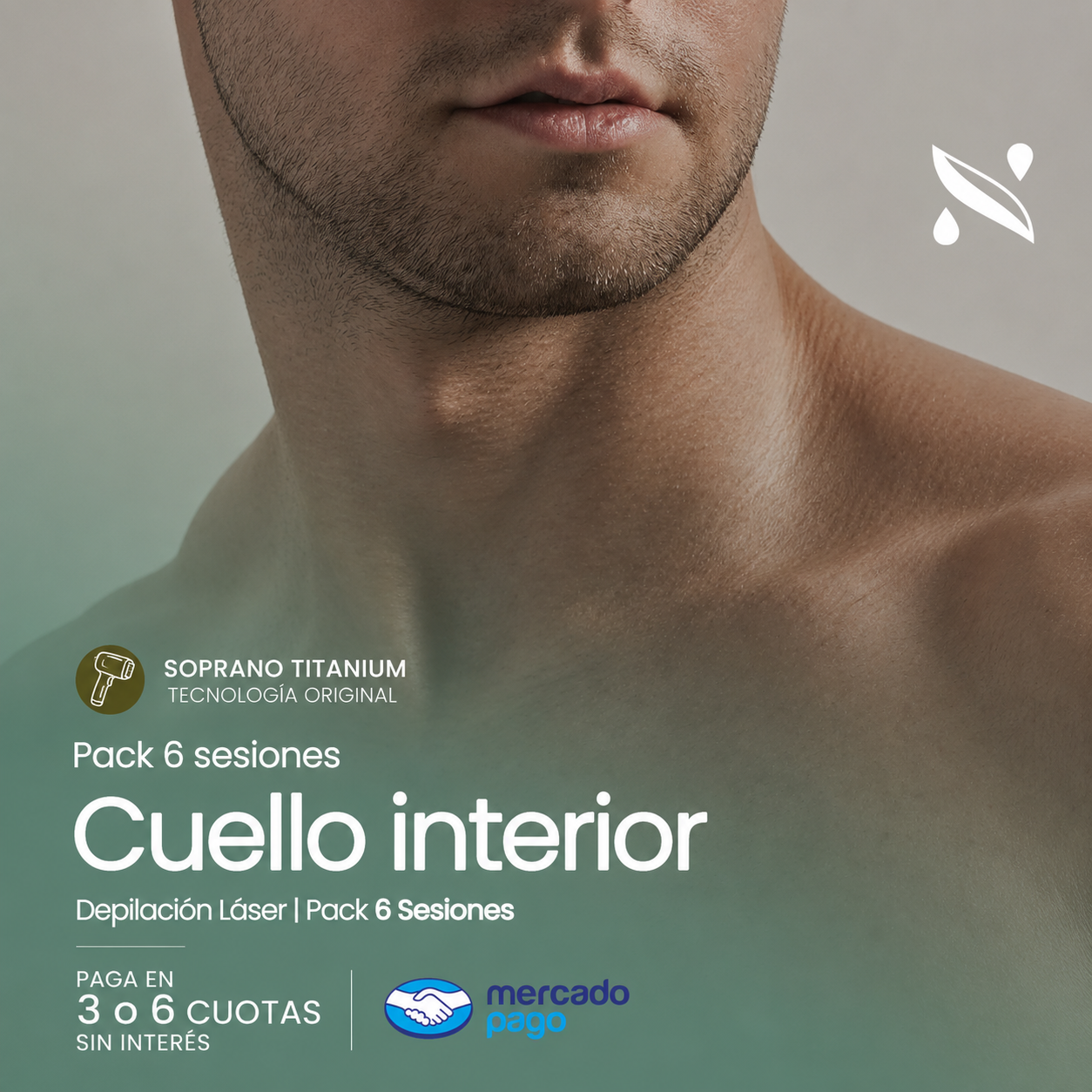 Cuello interior 6 Sesiones Hombre