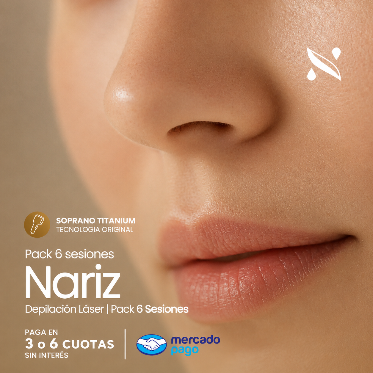 Nariz 6 Sesiones Mujer