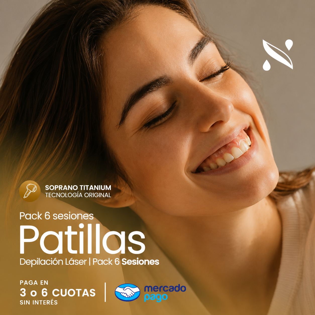 Patillas 6 Sesiones Mujer