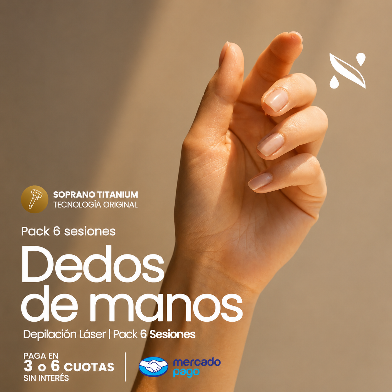 Dedos de manos 6 Sesiones Mujer