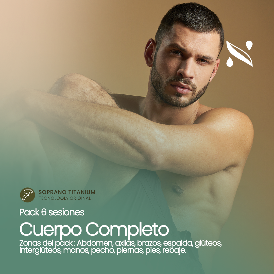 Pack 6 Sesiones Depilación Láser Cuerpo Completo | Soprano Titanium