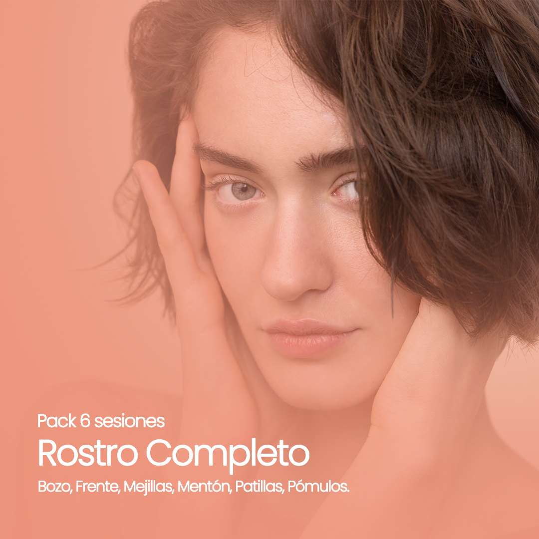Pack 6 Sesiones Depilación Láser Rostro Completo | Soprano Titanium